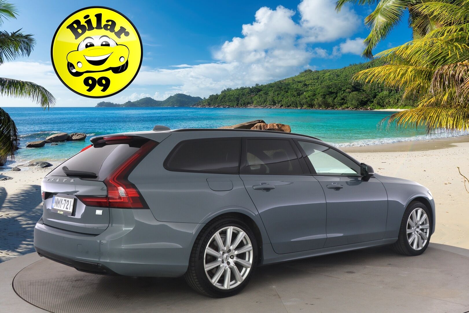 Volvo V90 2021 T6 TwE AWD R-Design aut. Facelift - 3,99 % KORKOTARJOUS TÄHÄN AUTOON - * Harman&Kardon / ACC / VOC / 360° Kamera / Koukku / Full LED / Webasto / Navi *