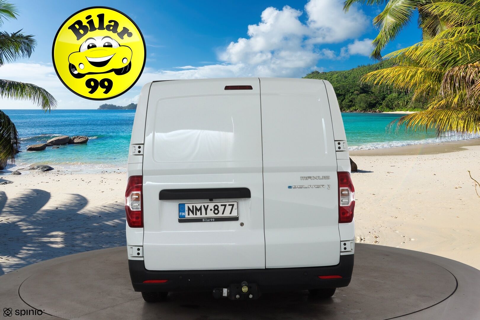 Maxus e-Deliver 3 2022 SWB 4,8m3 122 hv * Koukku / P.Kamera / Vakkari / Aut.Ilmastointi / AppleCarPlay * - Akku kuntotarkastettu / Kahdet renkaat aluvanteilla / 2x Latauskaapelit / 1-Om Suomi-auto / ALV