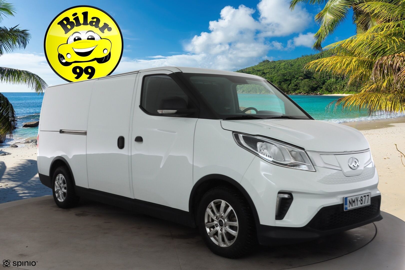 Maxus e-Deliver 3 2022 SWB 4,8m3 122 hv * Koukku / P.Kamera / Vakkari / Aut.Ilmastointi / AppleCarPlay * - Akku kuntotarkastettu / Kahdet renkaat aluvanteilla / 2x Latauskaapelit / 1-Om Suomi-auto / ALV