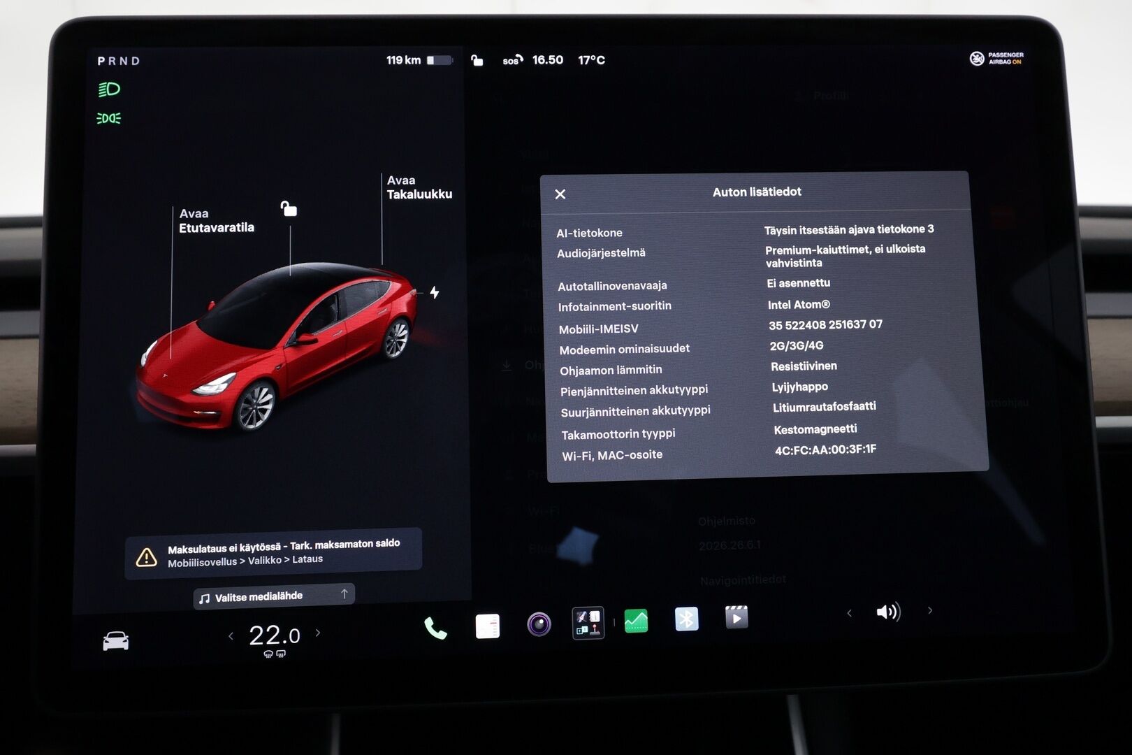 TESLA MODEL 3 2021 Standard Range Plus - | Lasikatto | ACC | Matrix-LED | P.kamera | Muistipenkki | Premium Speakers | Navi | Kaistavahti | Keyless | 2x Latauskaapelit | Kahdet renkaat |