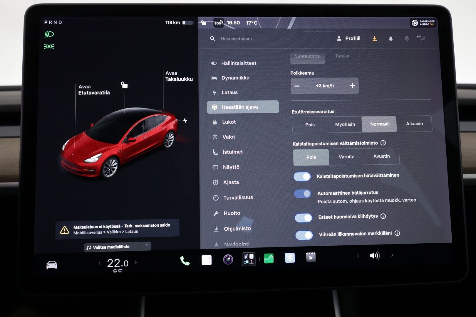 TESLA MODEL 3 2021 Standard Range Plus - | Lasikatto | ACC | Matrix-LED | P.kamera | Muistipenkki | Premium Speakers | Navi | Kaistavahti | Keyless | 2x Latauskaapelit | Kahdet renkaat |