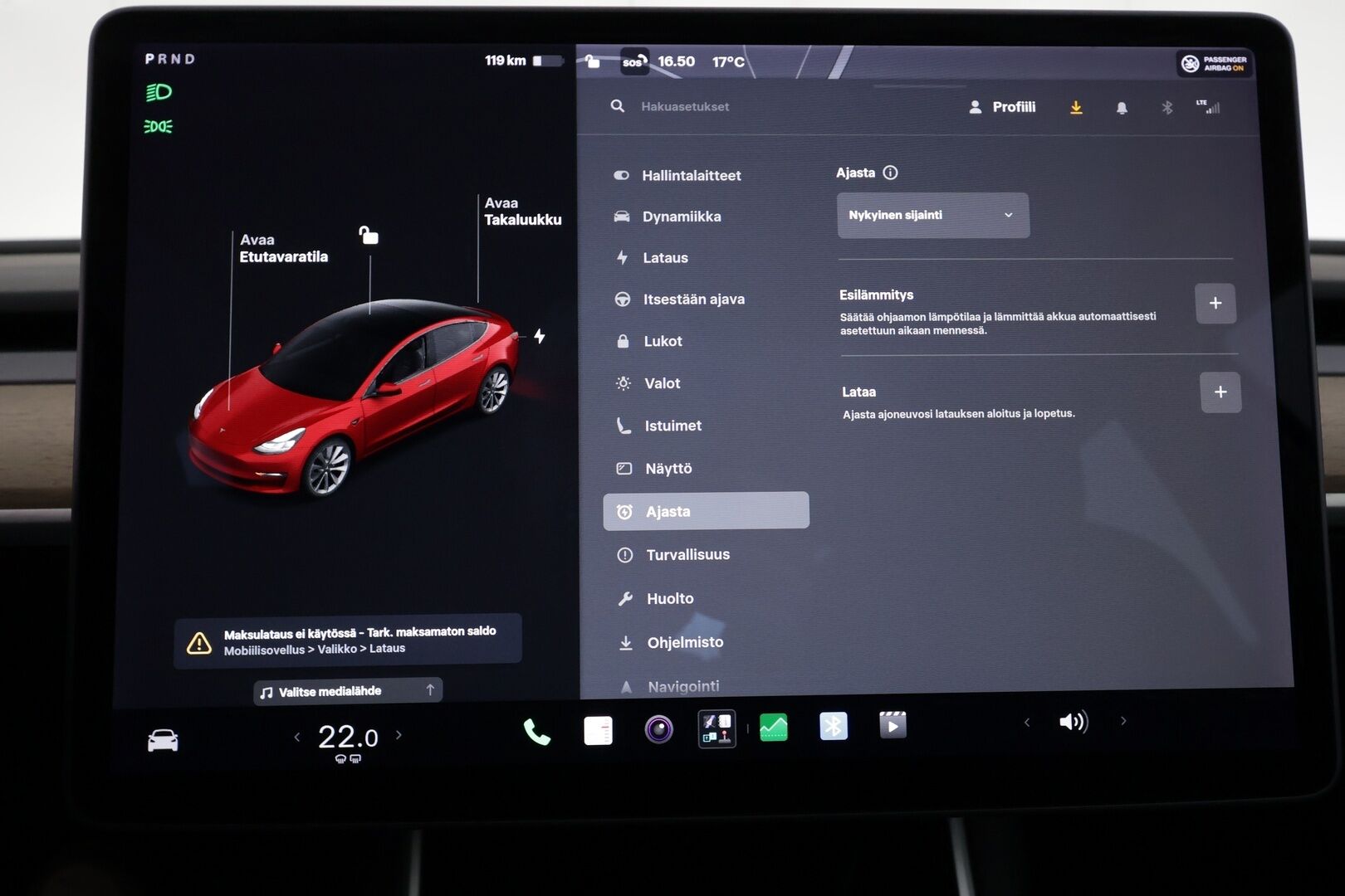 TESLA MODEL 3 2021 Standard Range Plus - | Lasikatto | ACC | Matrix-LED | P.kamera | Muistipenkki | Premium Speakers | Navi | Kaistavahti | Keyless | 2x Latauskaapelit | Kahdet renkaat |