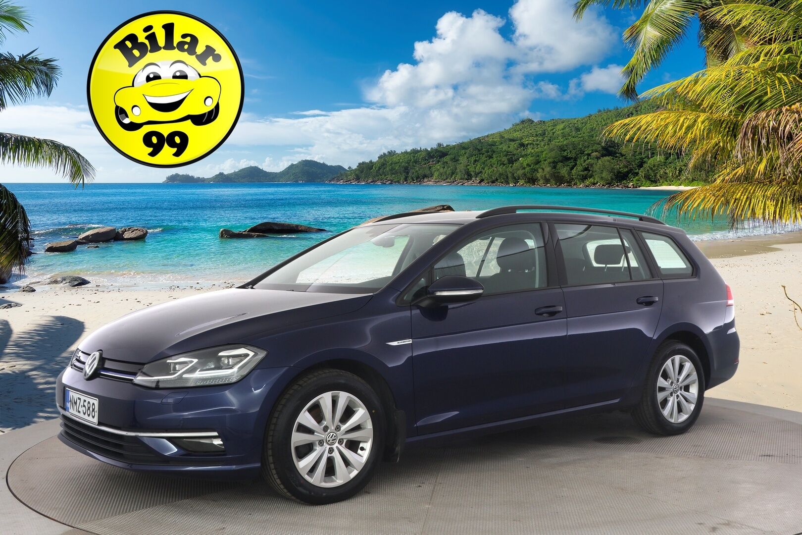 Volkswagen Golf 2019 Variant Comfortline 1,5 TGI 96 kW (130 hv) BLUEMOTION DSG-automaatti - ** Webasto / Koukku / Keyless / Kamera / APP-Connect **