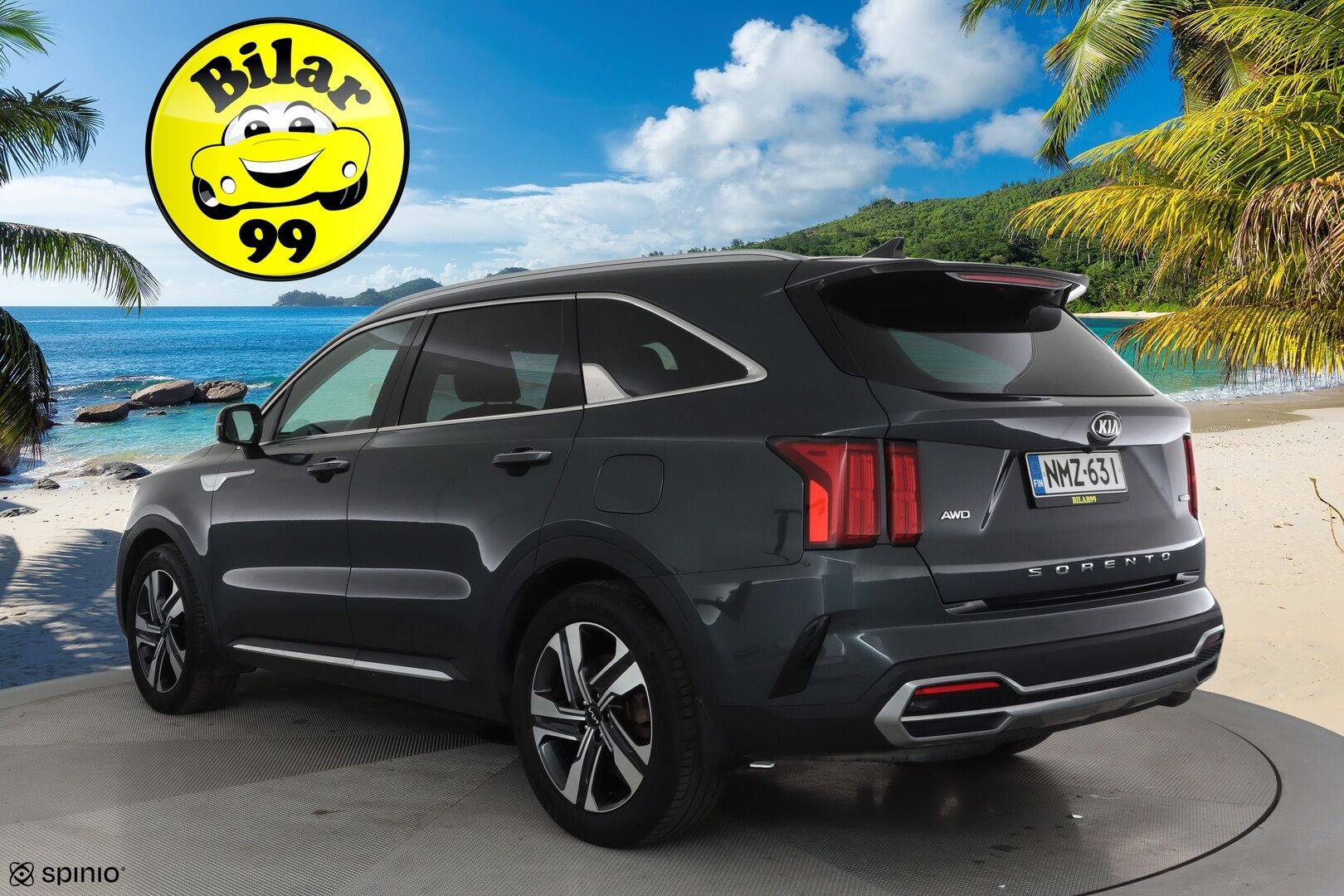 Kia Sorento 2021 1,6 T-GDI Plug-in Hybrid AWD Premium 7-Paik **Adapt.vakkari / Bose / LED / P.kamera / Nahkaverhoilu / Navi / Keyless** - 3,99 % KORKOTARJOUS TÄHÄN AUTOON - Kahdet Renkaat