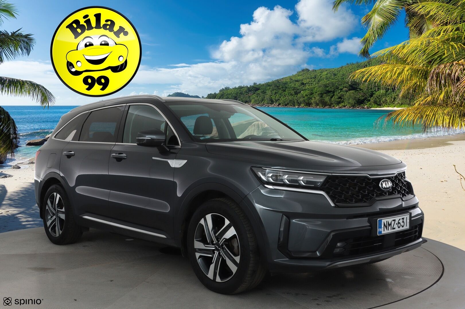 Kia Sorento 2021 1,6 T-GDI Plug-in Hybrid AWD Premium 7-Paik **Adapt.vakkari / Bose / LED / P.kamera / Nahkaverhoilu / Navi / Keyless** - 3,99 % KORKOTARJOUS TÄHÄN AUTOON - Kahdet Renkaat