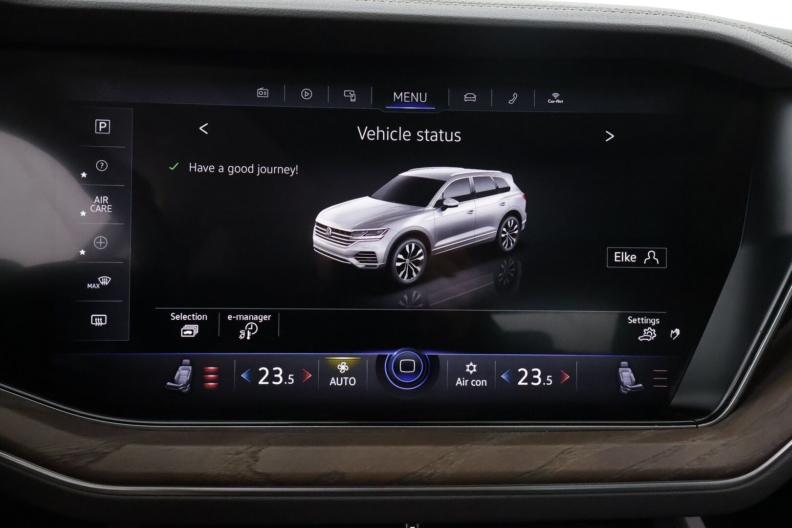 VOLKSWAGEN TOUAREG 2021 Atmosphere 3,0 V6 eHybrid 280 kW 4MOTION Tiptronic * Adapt. Cruise / Panorama / Kamera / Koukku / Sähköiset Comfort Nahkapenkit * - 3,99 % KORKOTARJOUS TÄHÄN AUTOON - * Haluttu harvinainen väri! / 2x renkaat / Apple&Android*