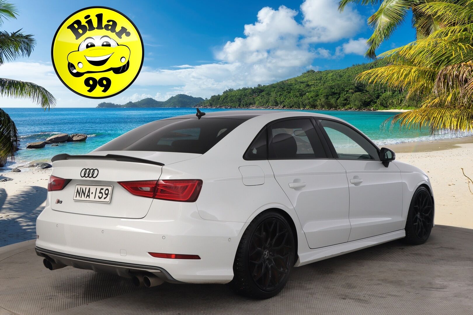 Audi S3 2015 Sedan 2,0 TFSI 221 kW quattro S tronic - Bang&Olufsen | Kattoluukku | Flatbottom | Lohko | Nahka-alcantara penkit |2x renkaat & vanteet