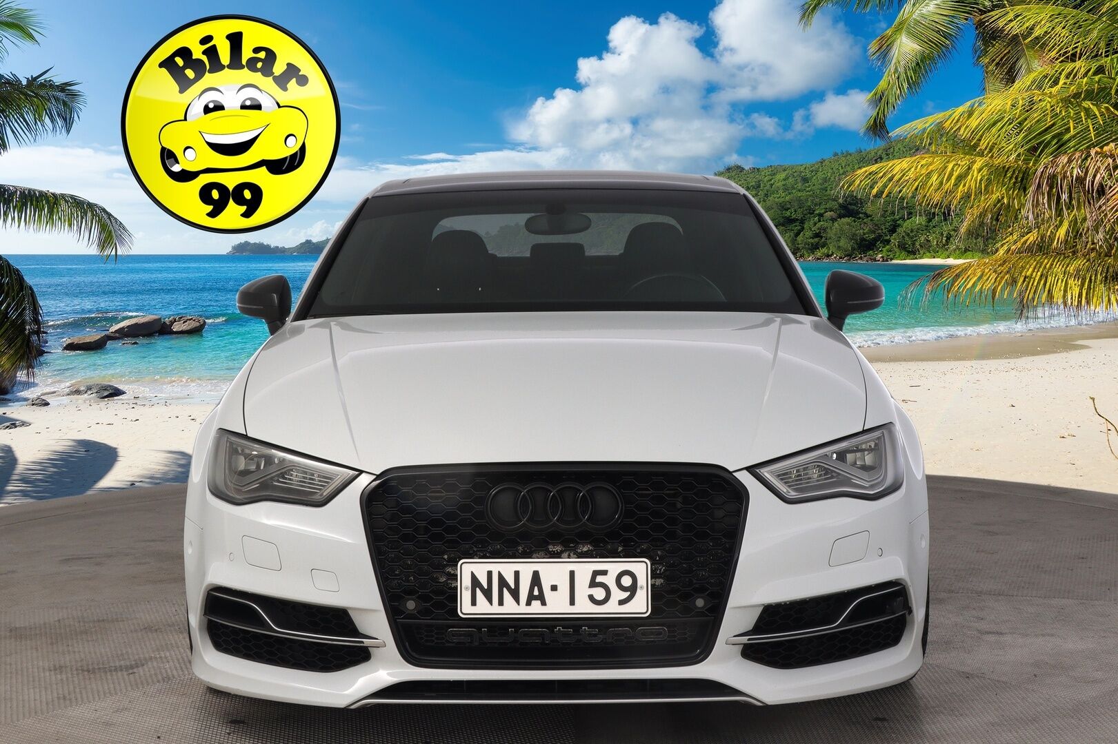 Audi S3 2015 Sedan 2,0 TFSI 221 kW quattro S tronic - Bang&Olufsen | Kattoluukku | Flatbottom | Lohko | Nahka-alcantara penkit |2x renkaat & vanteet