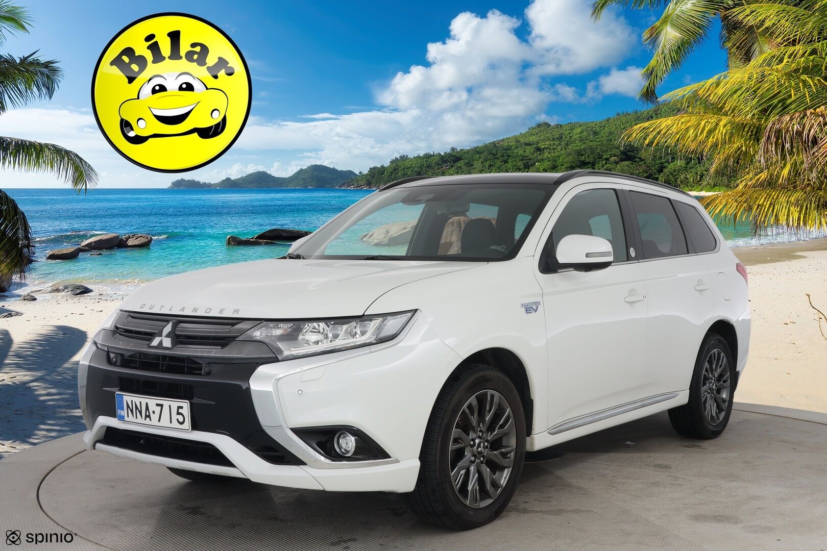 Mitsubishi Outlander 2018 4WD Ski-Edition Business - ACC| 360-Kamera | Lasikattoluukku | Tutkat | RockFord | Nahkasisusta | Sähköpenkki | Ratinlämmitin | BLIS