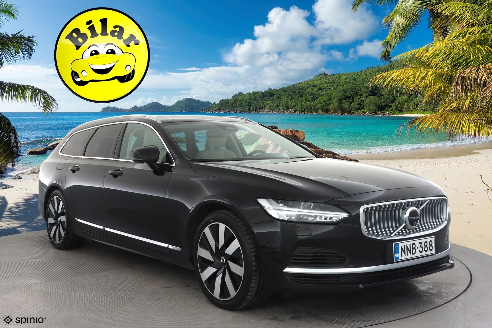 Volvo V90 2023 T8 AWD Long Range High Performance Ultimate Bright aut - | Koukku | HUD | Panorama | H&K | ACC | Full-LED | 360 | Sporttinahat Muistilla | Lisälämmitin | Kaistavahti | Navi | Keyless | 1-om Suomi-auto | Kahdet renkaat | 2x Latauskaapelit |