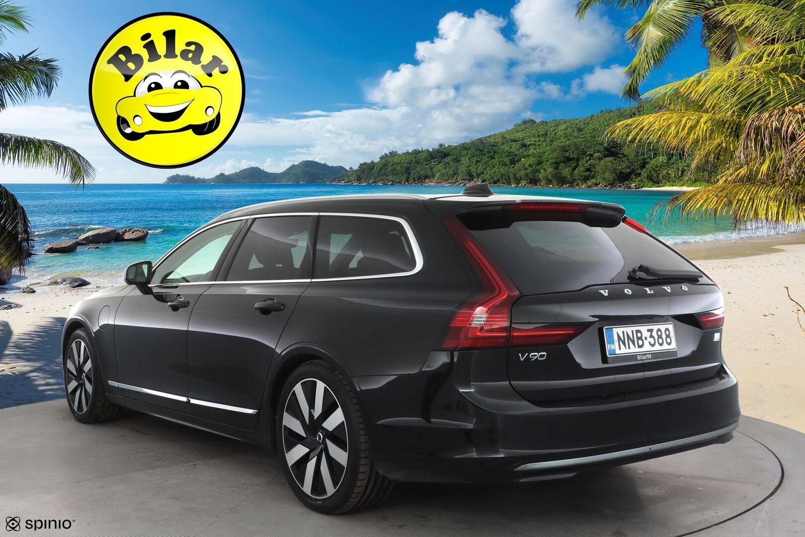 Volvo V90 2023 T8 AWD Long Range High Performance Ultimate Bright aut - | Koukku | HUD | Panorama | H&K | ACC | Full-LED | 360 | Sporttinahat Muistilla | Lisälämmitin | Kaistavahti | Navi | Keyless | 1-om Suomi-auto | Kahdet renkaat | 2x Latauskaapelit |