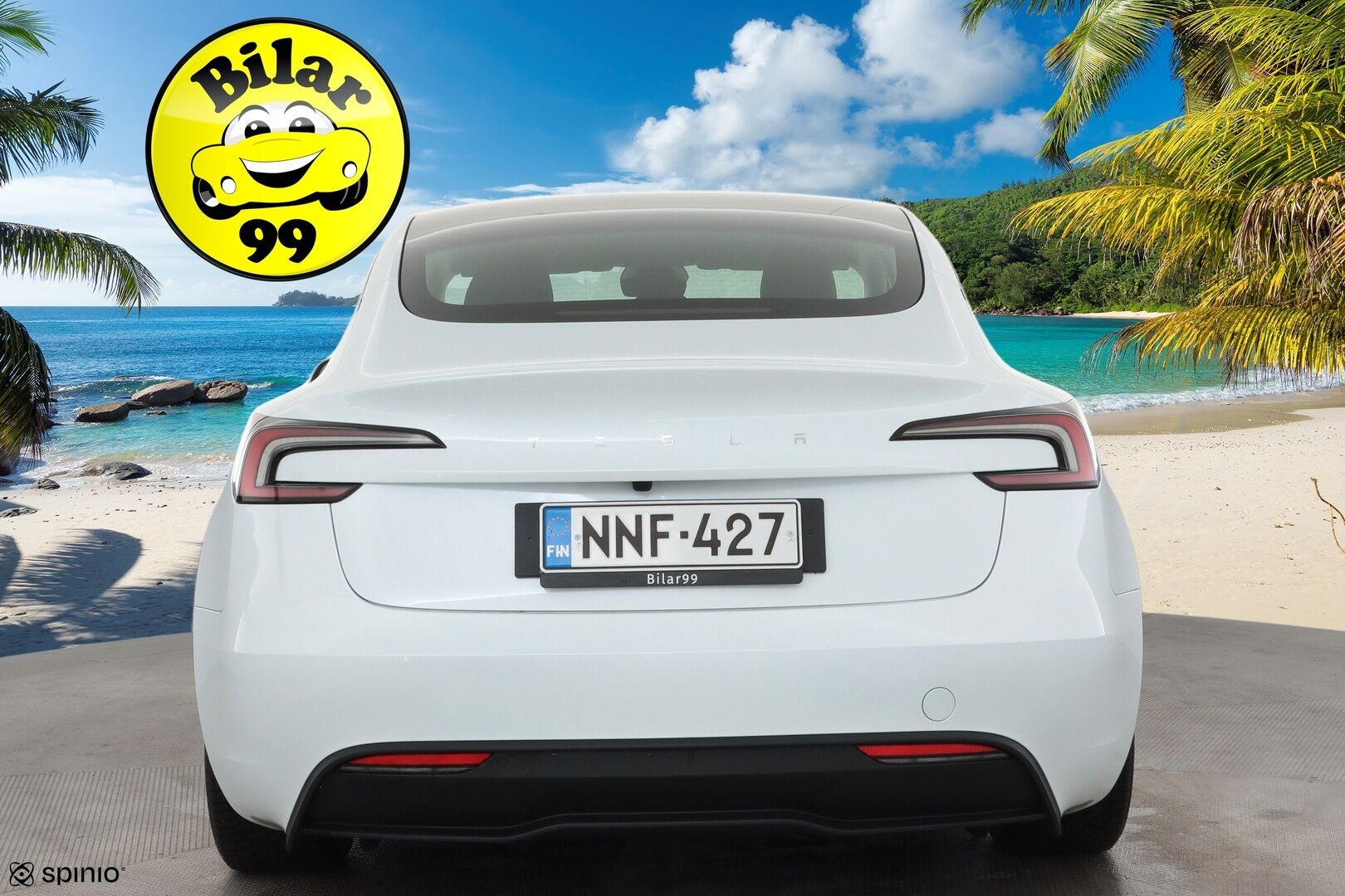 Tesla Model 3 2024 Standard Range Plus * Koukku / Lasikatto / Matrix LED / Viihdenäyttö / Nahat / ILP / P.kamera / Facelift * - Suomi-auto / Kahdet renkaat aluvanteilla