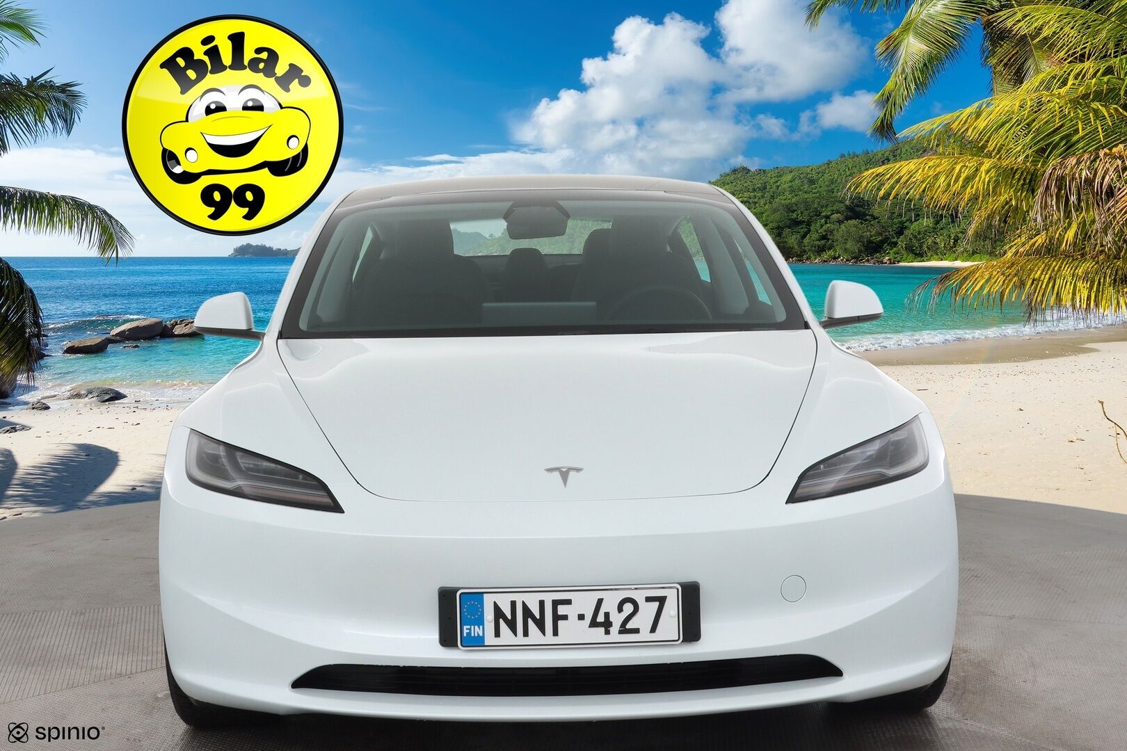 Tesla Model 3 2024 Standard Range Plus * Koukku / Lasikatto / Matrix LED / Viihdenäyttö / Nahat / ILP / P.kamera / Facelift * - Suomi-auto / Kahdet renkaat aluvanteilla