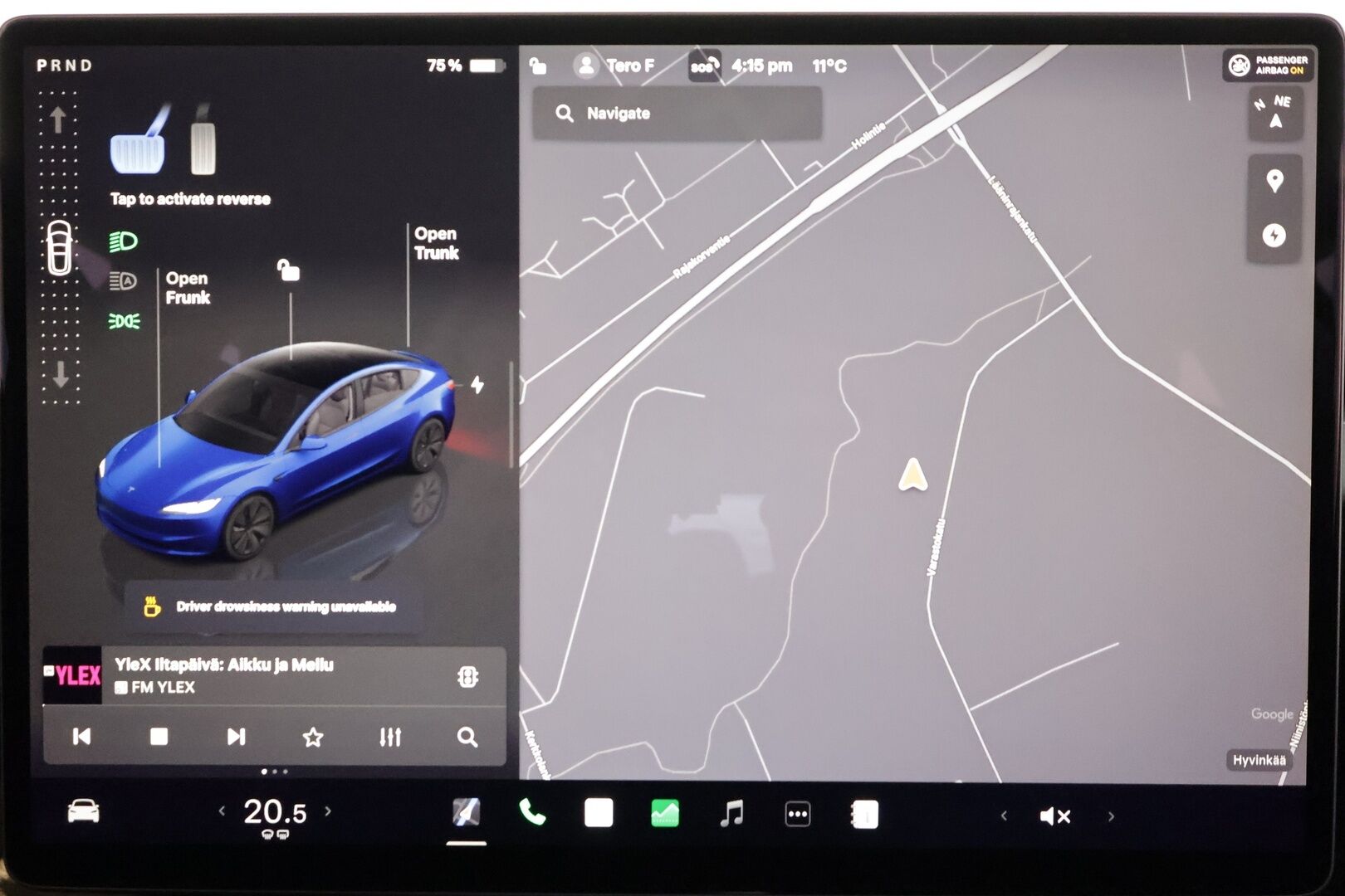 Tesla Model 3 2024 Rear-Wheel Drive * Koukku / ILP / Matrix LED / Viihdenäyttö / Lasikatto / P.kamera / Ilmastoidut nahat * - 1.Om Suomi-auto / Kahdet renkaat aluvanteilla 