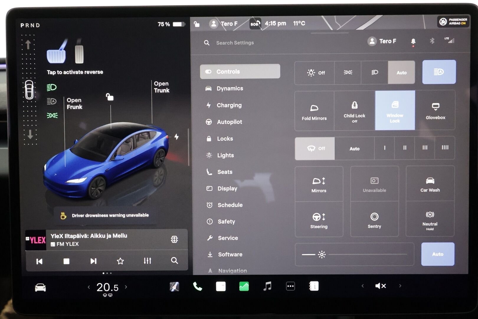 Tesla Model 3 2024 Rear-Wheel Drive * Koukku / ILP / Matrix LED / Viihdenäyttö / Lasikatto / P.kamera / Ilmastoidut nahat * - 1.Om Suomi-auto / Kahdet renkaat aluvanteilla 