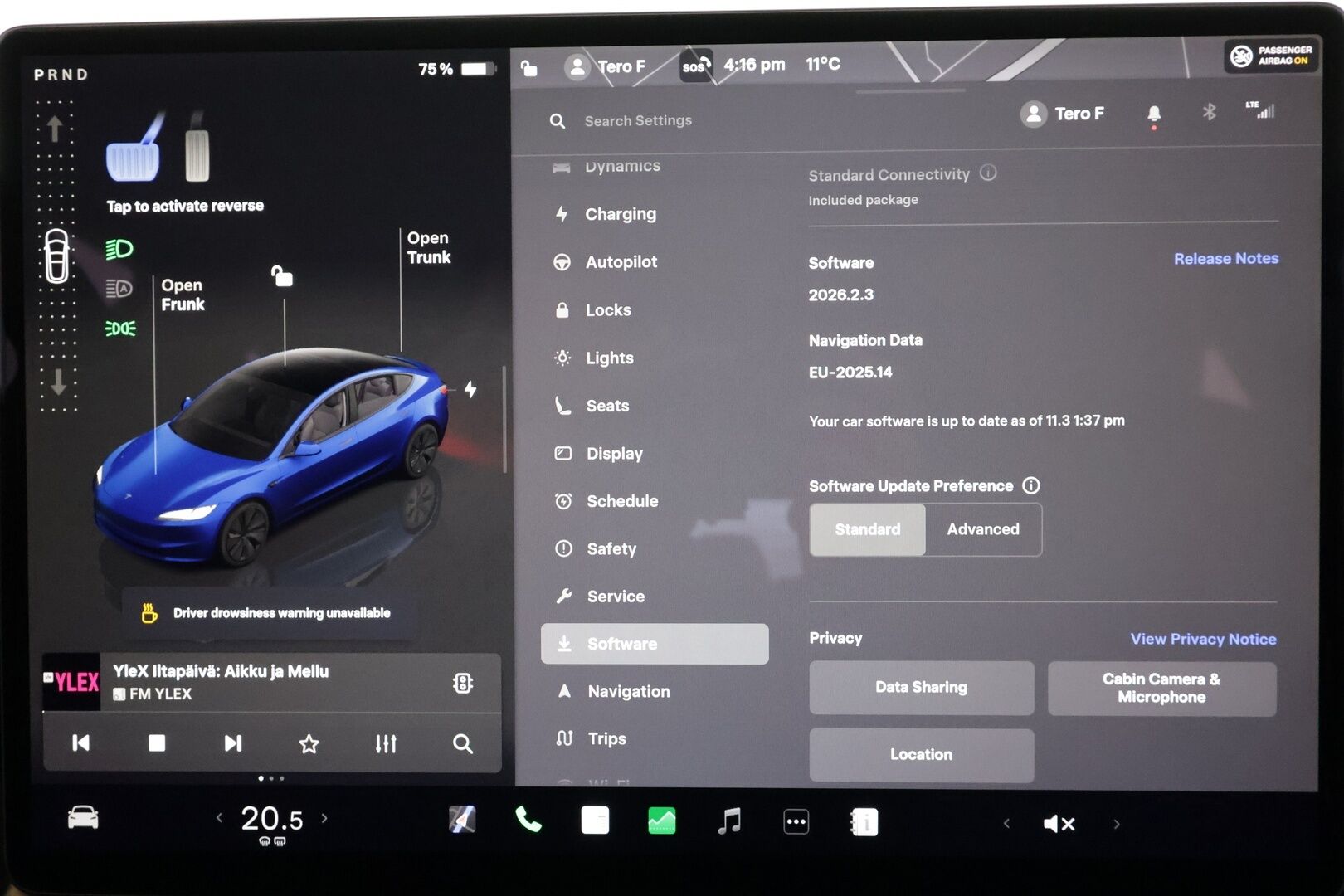 Tesla Model 3 2024 RWD * Koukku / ILP / Matrix LED / Viihdenäyttö / Lasikatto / P.kamera / Ilmastoidut nahat * - 1.Om Suomi-auto / Kahdet renkaat aluvanteilla - HULLUT AVAJAISHULINAT KORKOTARJOUS 3,29 %