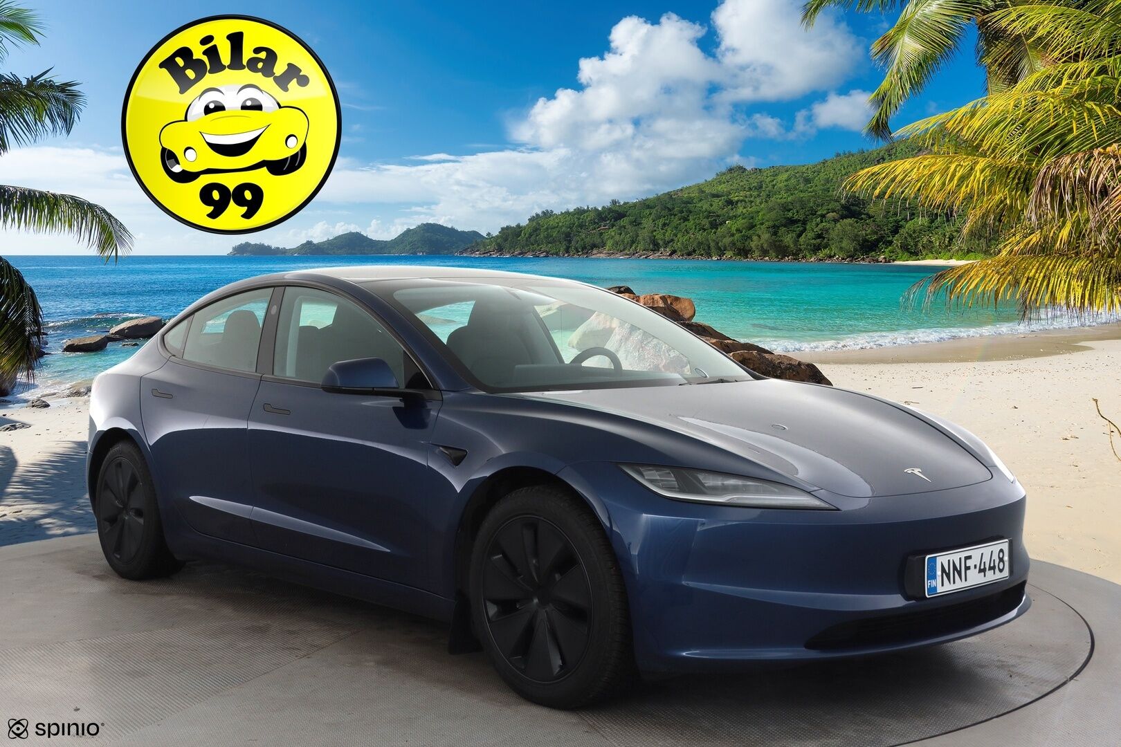 Tesla Model 3 2024 RWD * Koukku / ILP / Matrix LED / Viihdenäyttö / Lasikatto / P.kamera / Ilmastoidut nahat * - 1.Om Suomi-auto / Kahdet renkaat aluvanteilla - HULLUT AVAJAISHULINAT KORKOTARJOUS 3,29 %