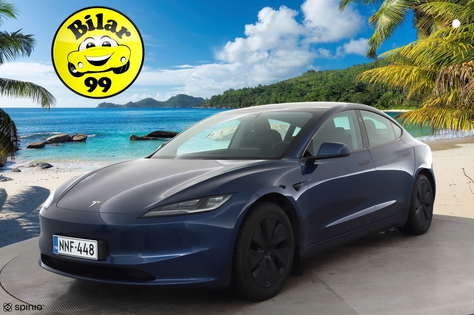 Tesla Model 3 2024 RWD * Koukku / ILP / Matrix LED / Viihdenäyttö / Lasikatto / P.kamera / Ilmastoidut nahat * - 1.Om Suomi-auto / Kahdet renkaat aluvanteilla - HULLUT AVAJAISHULINAT KORKOTARJOUS 3,29 %