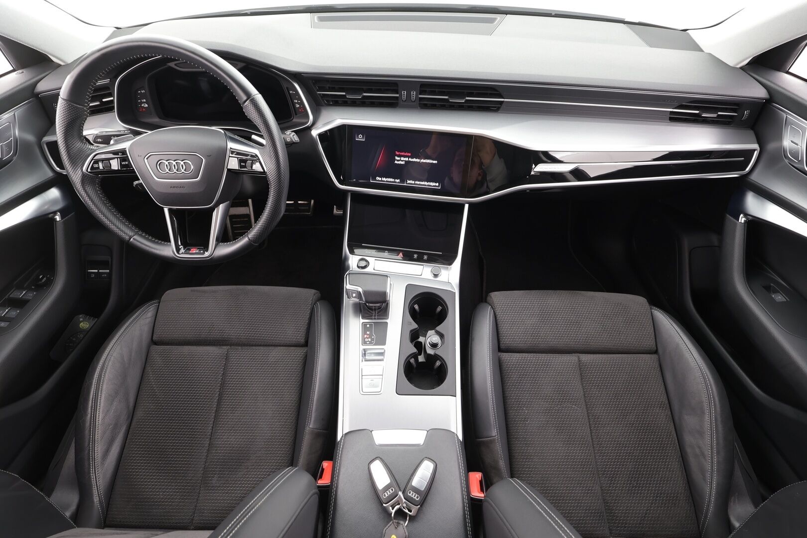 Audi A6 2021 Business Sport 55 TFSI e quattro S-Line - ACC | Matrix-LED | 360-Kamera | Sporttipenkit | Ratinlämmitin | Audi Smartphone | Koti & Kauppalaturi