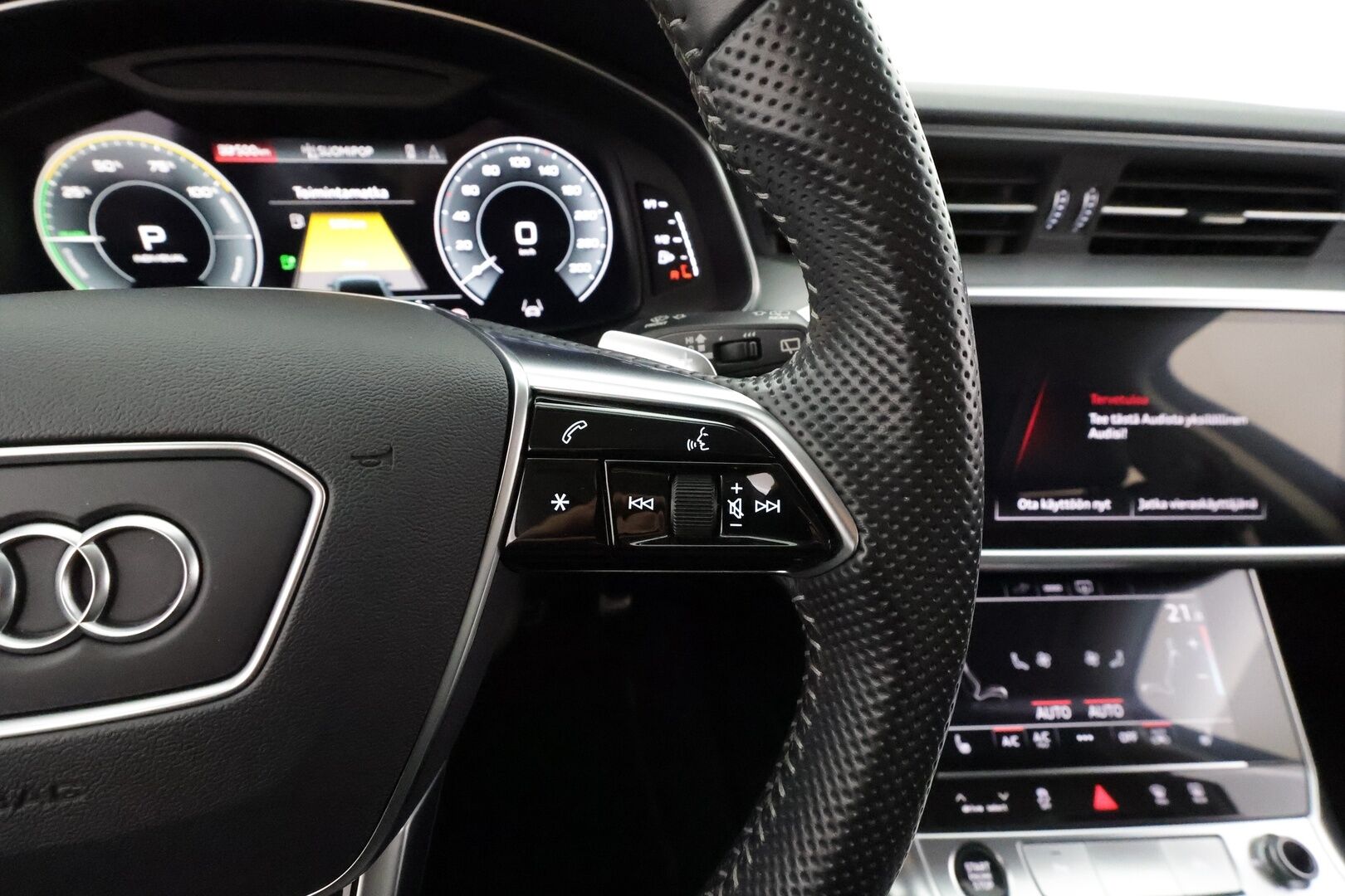 Audi A6 2021 Business Sport 55 TFSI e quattro S-Line - ACC | Matrix-LED | 360-Kamera | Sporttipenkit | Ratinlämmitin | Audi Smartphone | Koti & Kauppalaturi