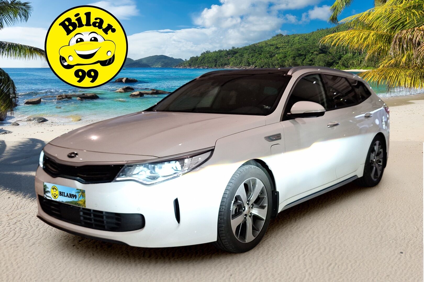 KIA OPTIMA 2018 2,0 GDI PHEV Business Luxury SW A/T * Adapt.Vakkari / Panorama / H&K / 360° / Ilmastoidut penkit / Keyless / Koukku* - Merkkihuollettu / Kahdet renkaat vanteilla
