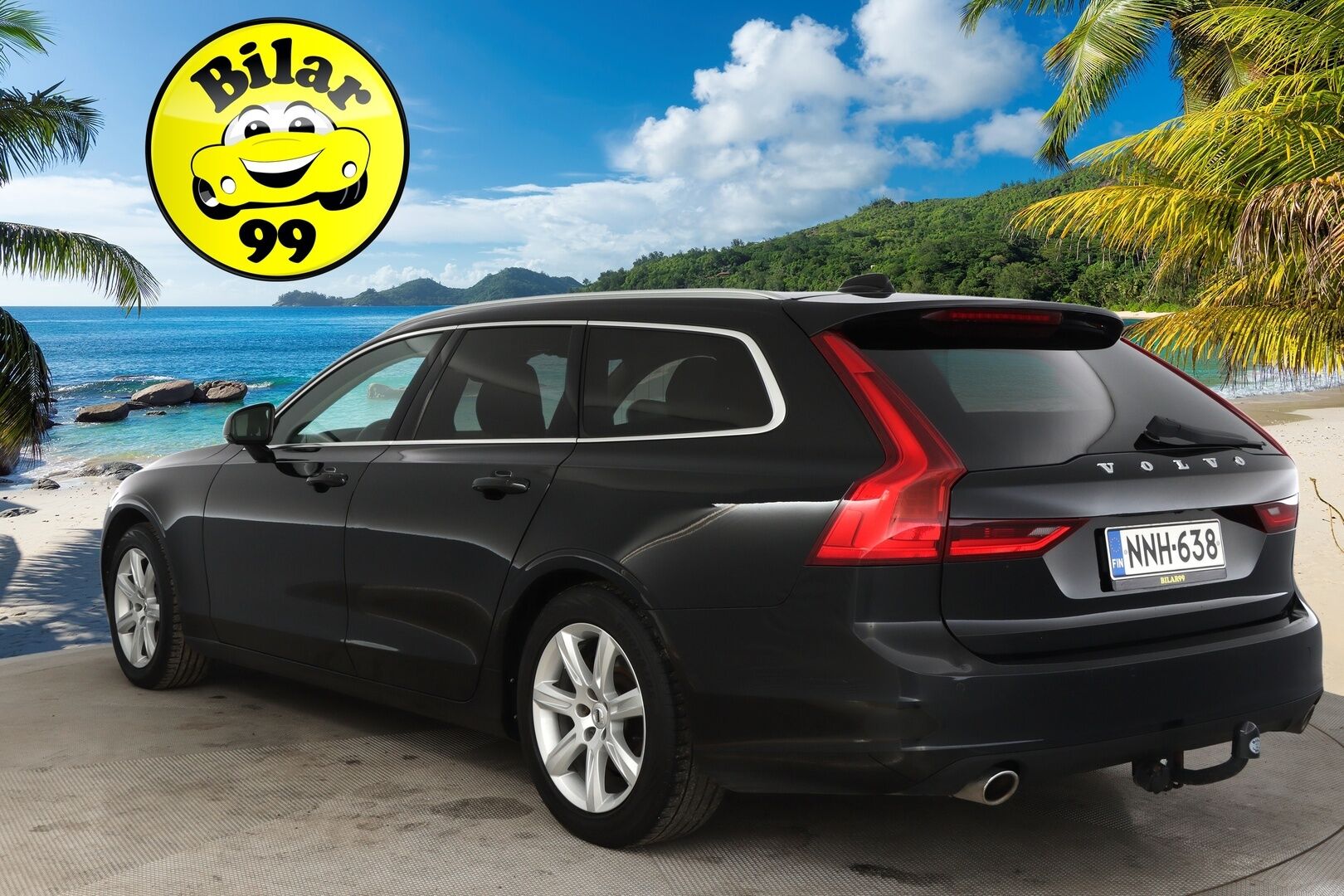 Volvo V90 2017 D3 AWD Momentum aut - Pilot Assist / Adapt. vakkari / Vetokoukku / Webasto / Peruutuskamera / BLIS / osanahat