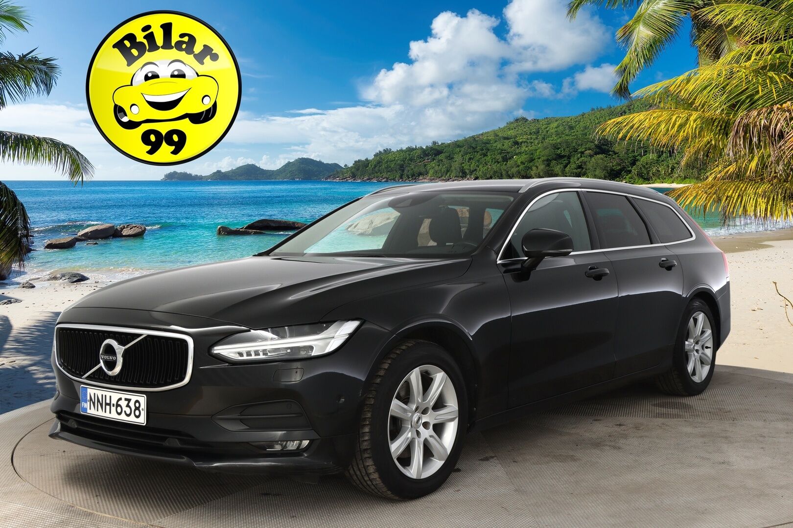 Volvo V90 2017 D3 AWD Momentum aut - Pilot Assist / Adapt. vakkari / Vetokoukku / Webasto / Peruutuskamera / BLIS / osanahat