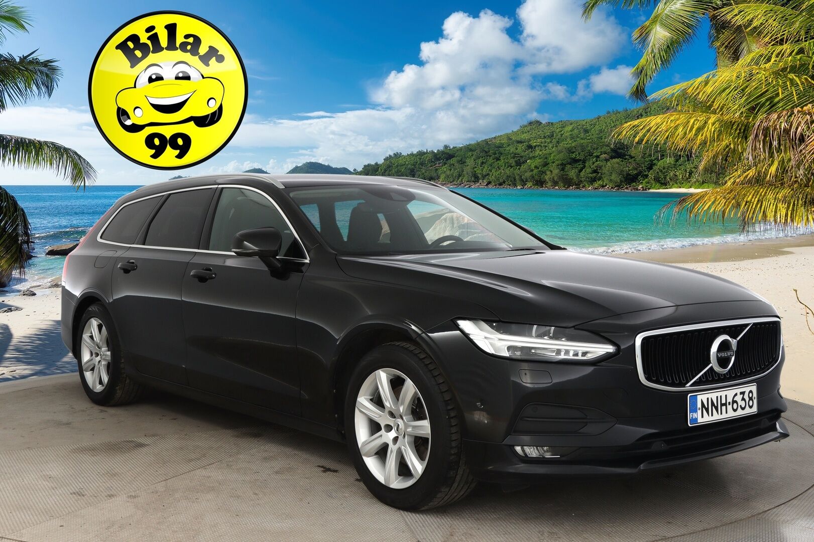 Volvo V90 2017 D3 AWD Momentum aut - Pilot Assist / Adapt. vakkari / Vetokoukku / Webasto / Peruutuskamera / BLIS / osanahat