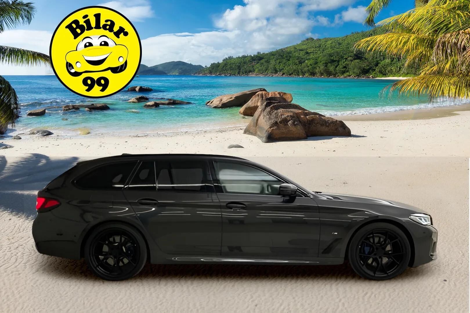 BMW 530 2021 G31 530e xDrive Touring M-Sport ** H&K / HUD / 360 / Nahkasisusta / Adapt.vakkari ** - Adapt.LED / Vetokoukku / Display Key / Comfort Access