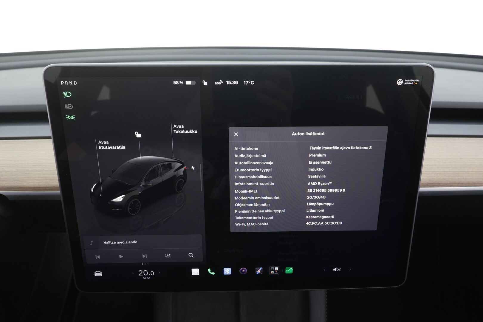 Tesla Model Y 2022 Performance - | Koukku | ILP | ACC | Lasikatto | Matrix-LED | P.Kamera | Muistipenkki | Premium Audio | Navi | Kaistavahti | Keyless | Kahdet renkaat | 
