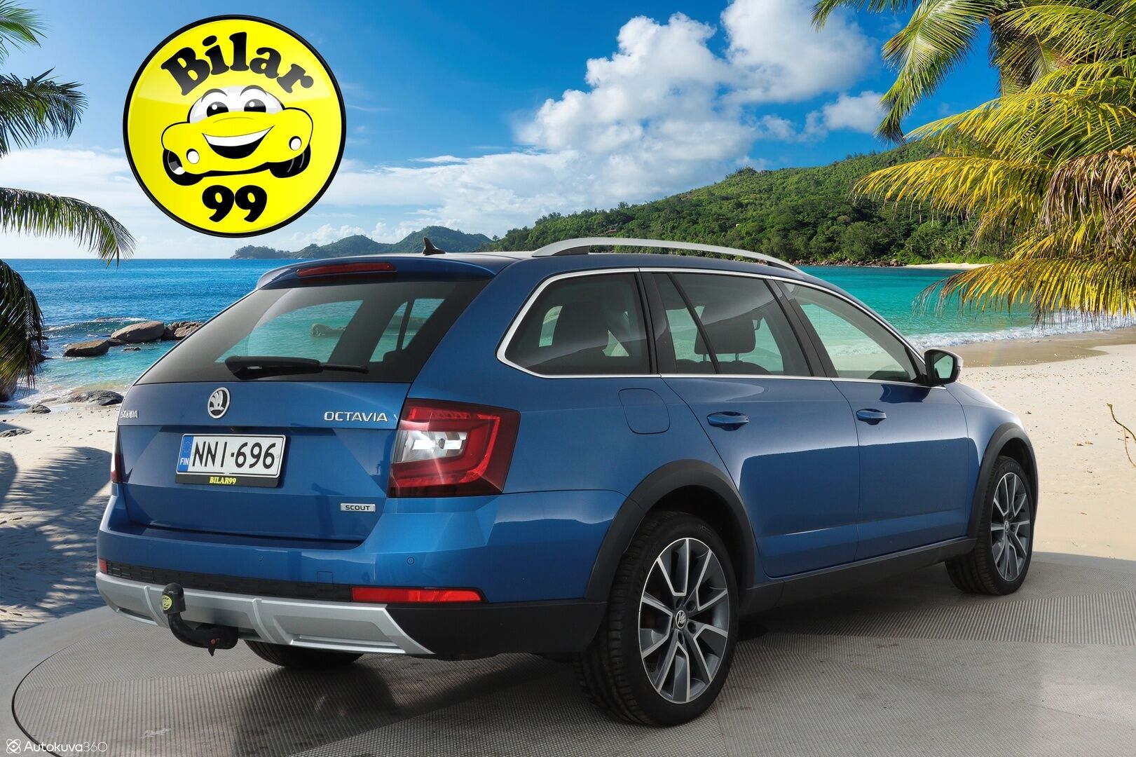Skoda Octavia 2020 Combi 2,0 TDI 184 4x4 Scout BusinessLine DSG Autom. **Adapt.vakkari / Webasto / Koukku / P.Kamera / Kaistavahti / Keyless** - Suomi-auto / Facelift / Apple&Android / LED / Sähköluukku