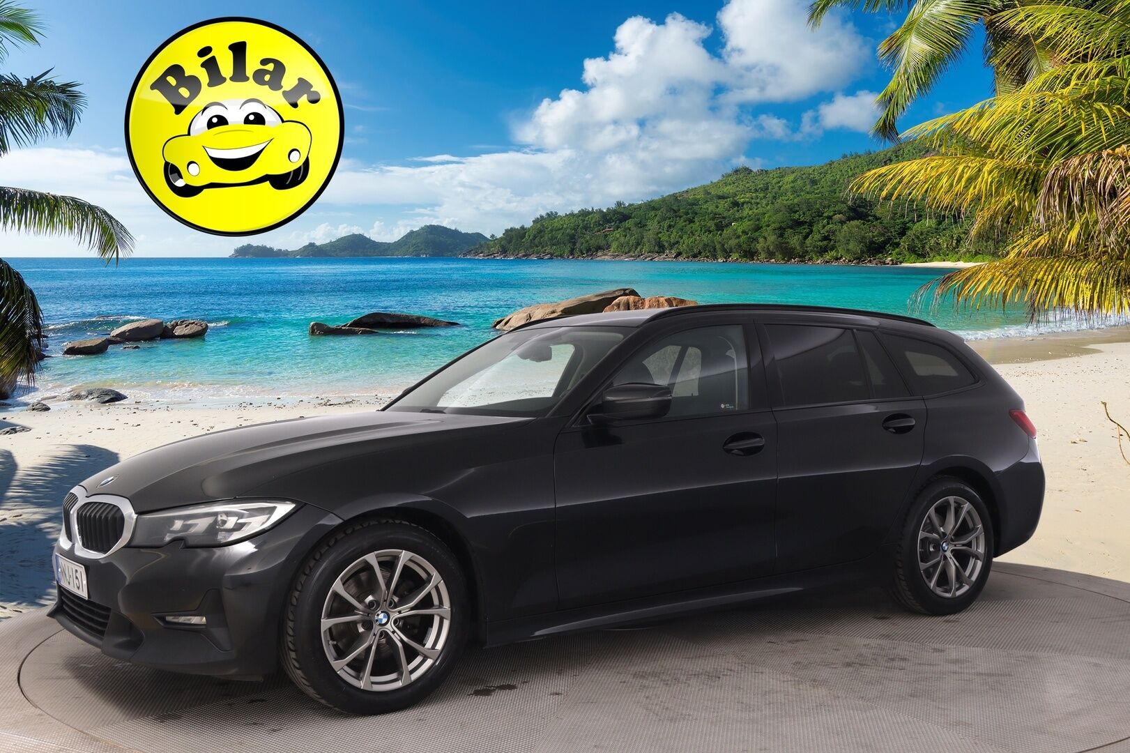 BMW 320 2020 320d xDrive Farmari (AC) 4ov 1995cm3 A - *Lämmitettävä M-Sport ratti | Hifit | Proffa navi | Koukku | Ambient light | Shadowline | Sporttipenkit*