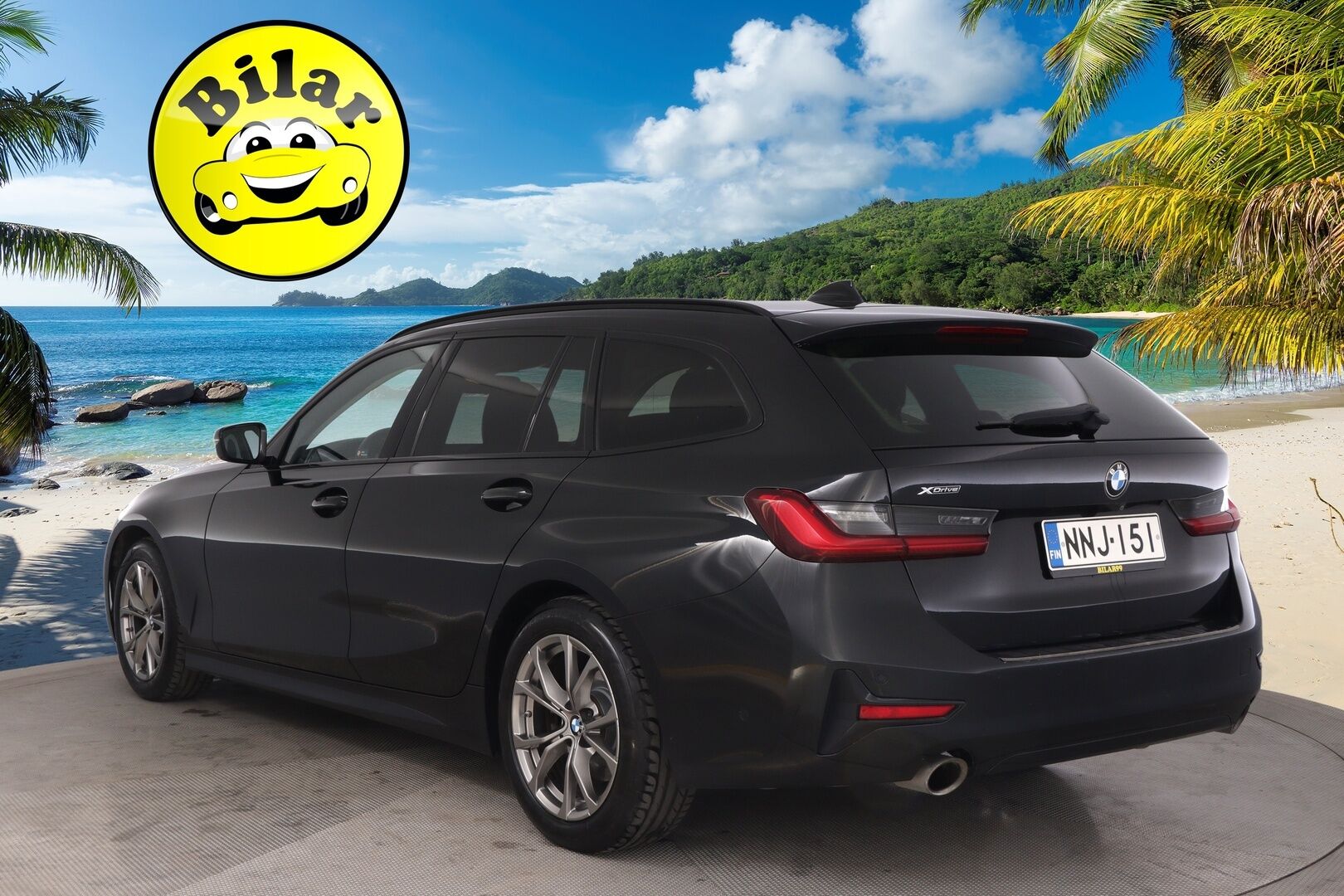 BMW 320 2020 320d xDrive Farmari (AC) 4ov 1995cm3 A - *Lämmitettävä M-Sport ratti | Hifit | Proffa navi | Koukku | Ambient light | Shadowline | Sporttipenkit*