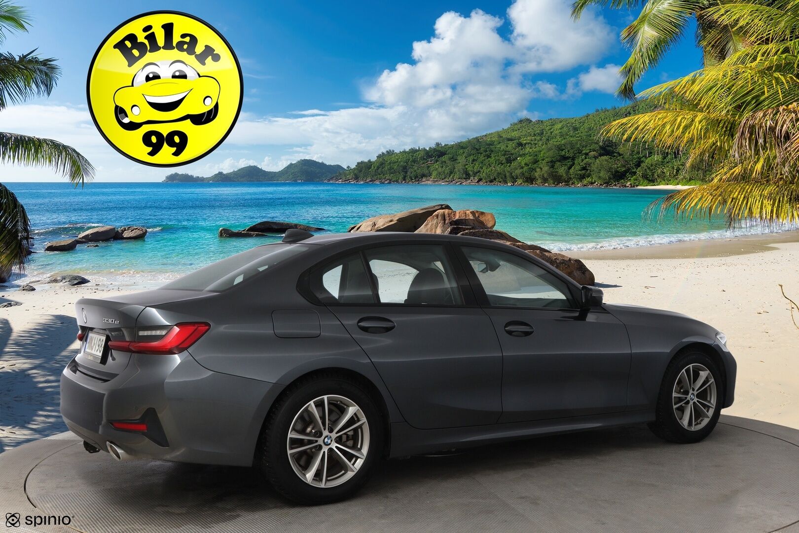 BMW 330 2020 G20 Sedan 330e A Charged Edition Sport* Ruskeat nahat / Vetokoukku / Professional Navi / Digimittari / Adapt.LED / Shadowline* - Akku kuntotarkastettu / 2x Hyvät renkaat / 2x Latauskaapelit