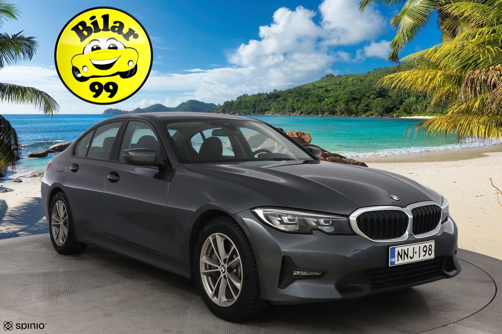 BMW 330 2020 G20 Sedan 330e A Charged Edition Sport* Ruskeat nahat / Vetokoukku / Professional Navi / Digimittari / Adapt.LED / Shadowline* - Akku kuntotarkastettu / 2x Hyvät renkaat / 2x Latauskaapelit