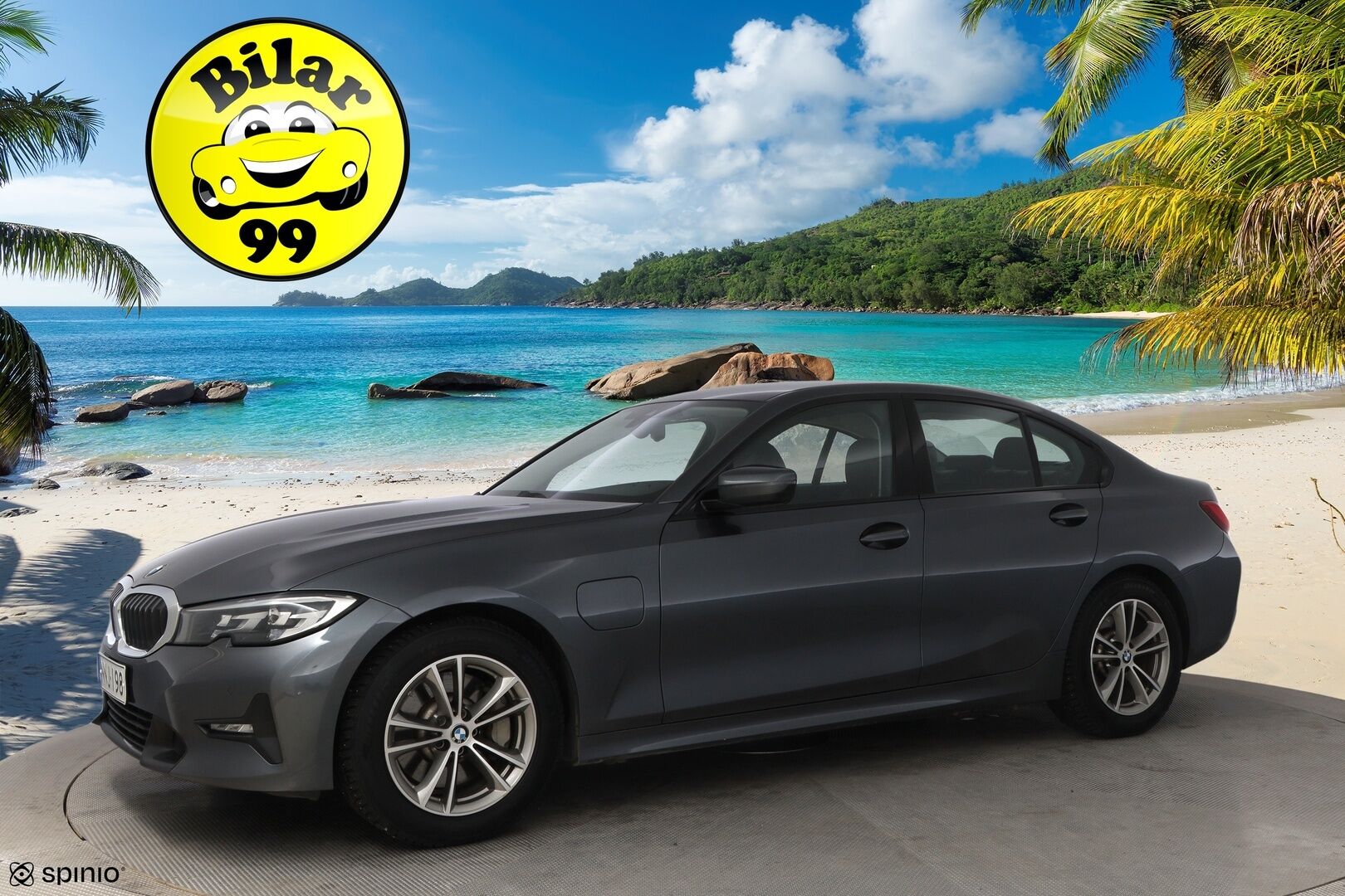 BMW 330 2020 G20 Sedan 330e A Charged Edition Sport* Ruskeat nahat / Vetokoukku / Professional Navi / Digimittari / Adapt.LED / Shadowline* - Akku kuntotarkastettu / 2x Hyvät renkaat / 2x Latauskaapelit