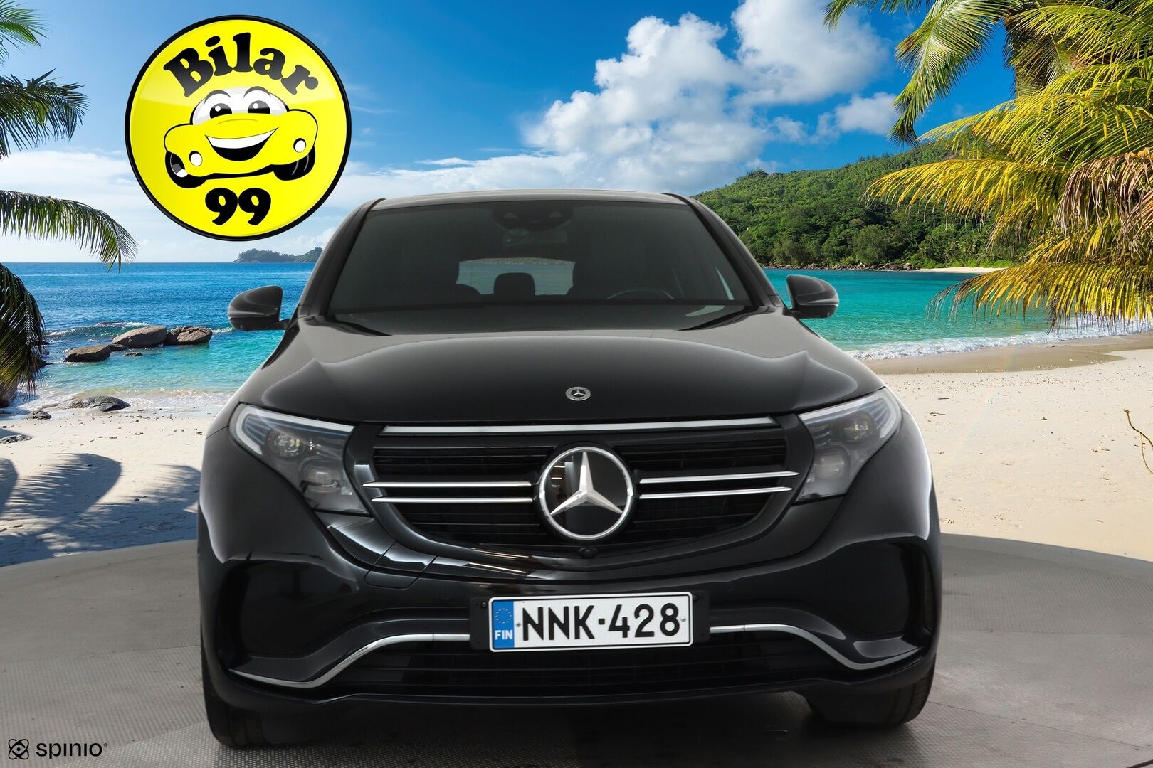 Mercedes-Benz EQC 2022 400 4MATIC Business AMG **Lasikattoluukku / Distronic+ / LED-valot / 360° / Sporttipenkit Muistilla / HUD / Widescreen** - 3,99 % KORKOTARJOUS TÄHÄN AUTOON - **HUIPPU KAMOILLA**
