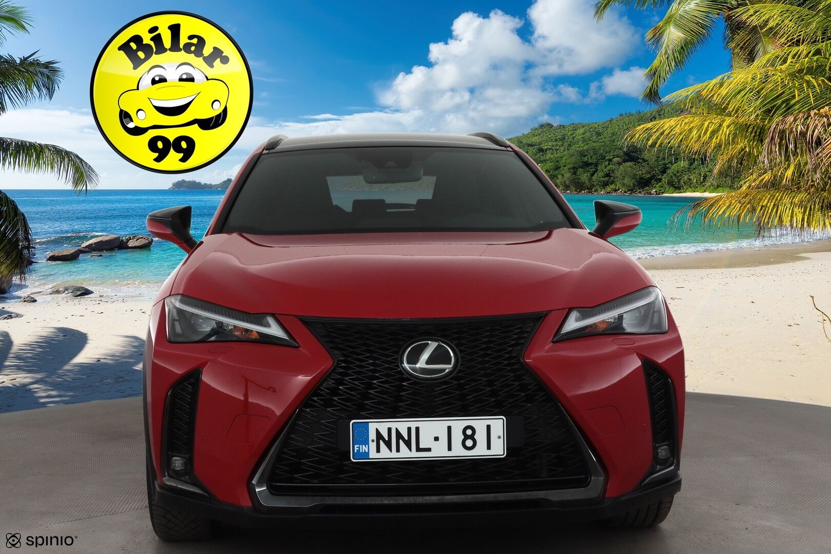Lexus UX 2023 250h F SPORT Design * Adapt.Vakkari / Peruutuskamera / Nahkasisusta / LED / KeylessGo / Sähköluukku / Supervarusteet - Kahdet renkaat aluvanteilla
