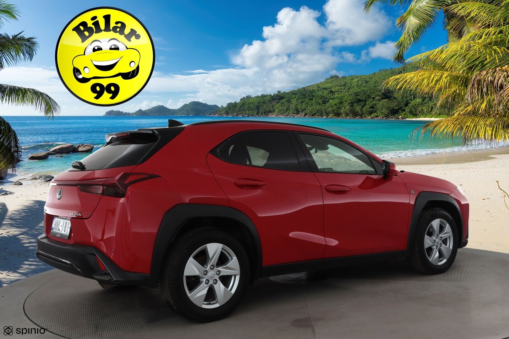 Lexus UX 2023 250h F SPORT Design * Adapt.Vakkari / Peruutuskamera / Nahkasisusta / LED / KeylessGo / Sähköluukku / Supervarusteet - Kahdet renkaat aluvanteilla