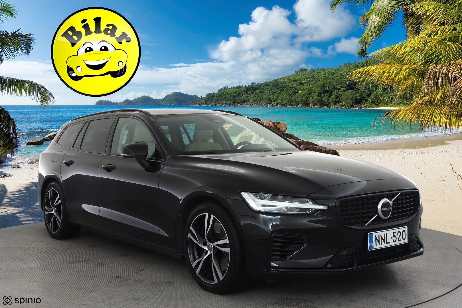 Volvo V60 2024 T6 AWD Long Range Plus Dark aut - Suomi-auto | ACC | H&K | Muistipenkit | Full-LED | BLIS | Sporttinahat | Keyless | Facelift | Kahdet renkaat aluvanteilla | Merkkihuollettu