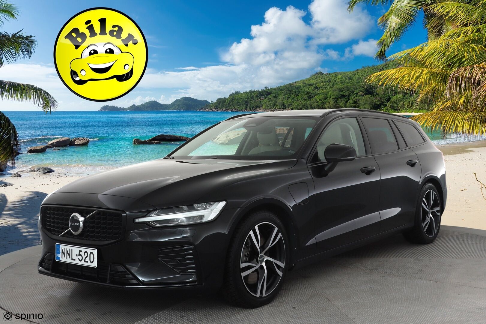 Volvo V60 2024 T6 AWD Long Range Plus Dark aut - Suomi-auto | ACC | H&K | Muistipenkit | Full-LED | BLIS | Sporttinahat | Keyless | Facelift | Kahdet renkaat aluvanteilla | Merkkihuollettu