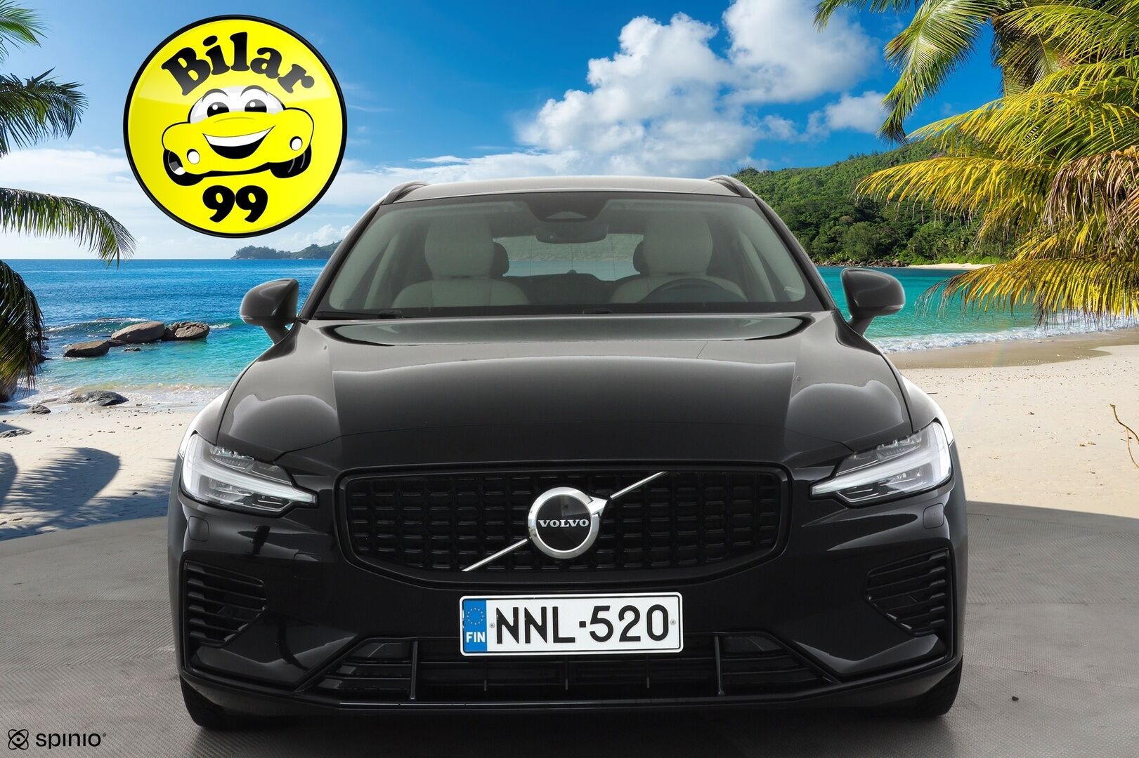 Volvo V60 2024 T6 AWD Long Range Plus Dark aut * ACC / H&K / Muistipenkit / Full-LED / BLIS / Sporttinahat / Keyless / Facelift * - 1.Om Suomi-auto / Kahdet renkaat aluvanteilla / Merkkihuollettu
