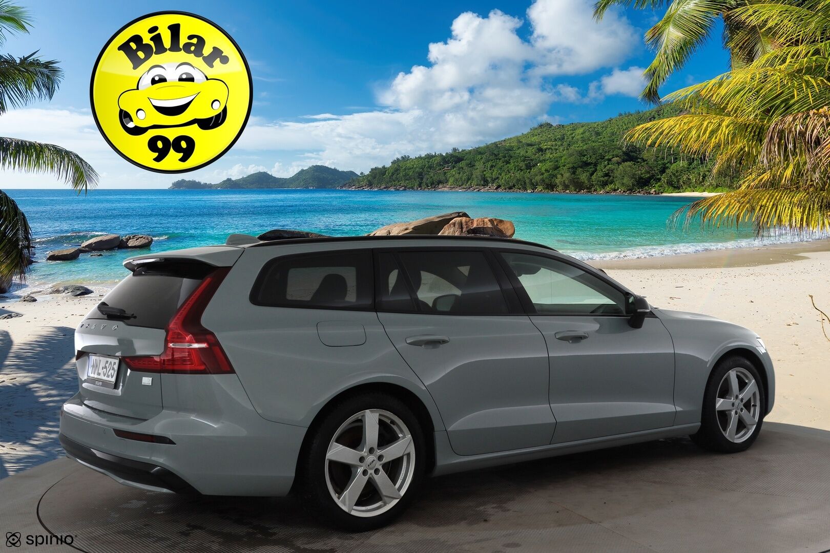 Volvo V60 2024 T6 AWD Long Range Plus Dark aut * Koukku / ACC / Full-LED / P.Kamera / Sportnahat Muistilla / Kaistavahti / Keyless * - 1-om Suomi-auto / 2x Latauskaapelit / Kahdet renkaat - HULLUT JOULUT KORKOTARJOUS 2,49% 