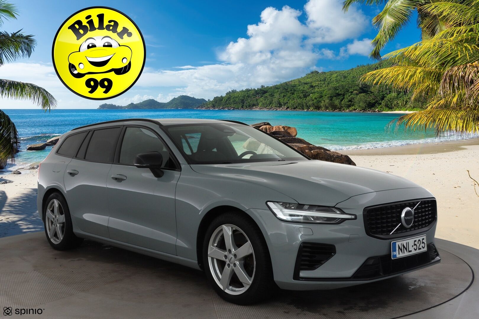 Volvo V60 2024 T6 AWD Long Range Plus Dark aut * Koukku / ACC / Full-LED / P.Kamera / Sportnahat Muistilla / Kaistavahti / Keyless * - 1-om Suomi-auto / 2x Latauskaapelit / Kahdet renkaat - HULLUT JOULUT KORKOTARJOUS 2,49% 