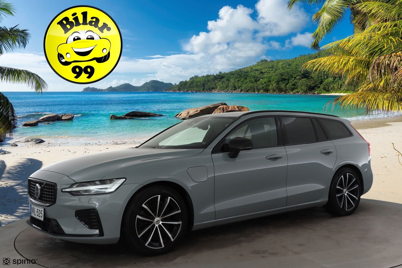 Volvo V60 2024 T6 AWD Long Range Plus Dark aut * Koukku / ACC / Full-LED / P.Kamera / Sportnahat Muistilla / Kaistavahti / Keyless * - *1-om Suomi-auto / 2x Latauskaapelit / Kahdet renkaat*