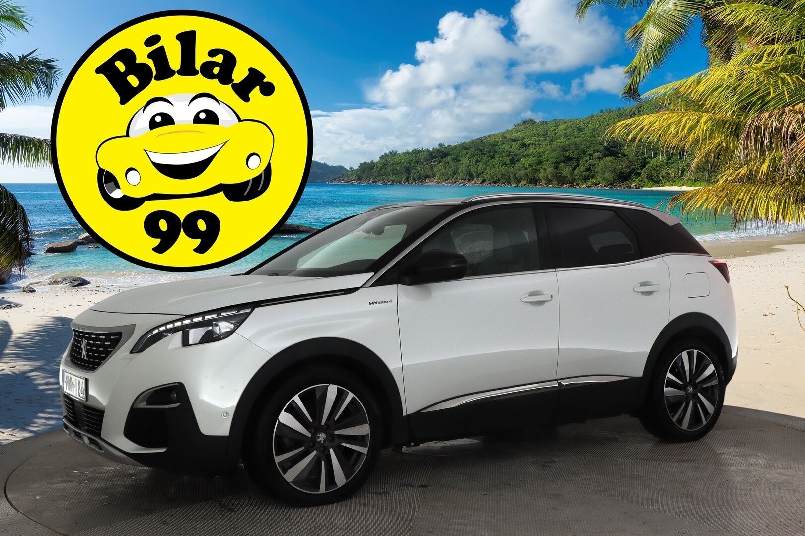 PEUGEOT 3008 2020 GT Hybrid4 300 EAT8-aut. * Digimittaristo / ACC / Kessy / Navi / P-kamera* - *Siisti / 2x renkaat ja vanteet / Merkkiliikkeen huoltohistoria*