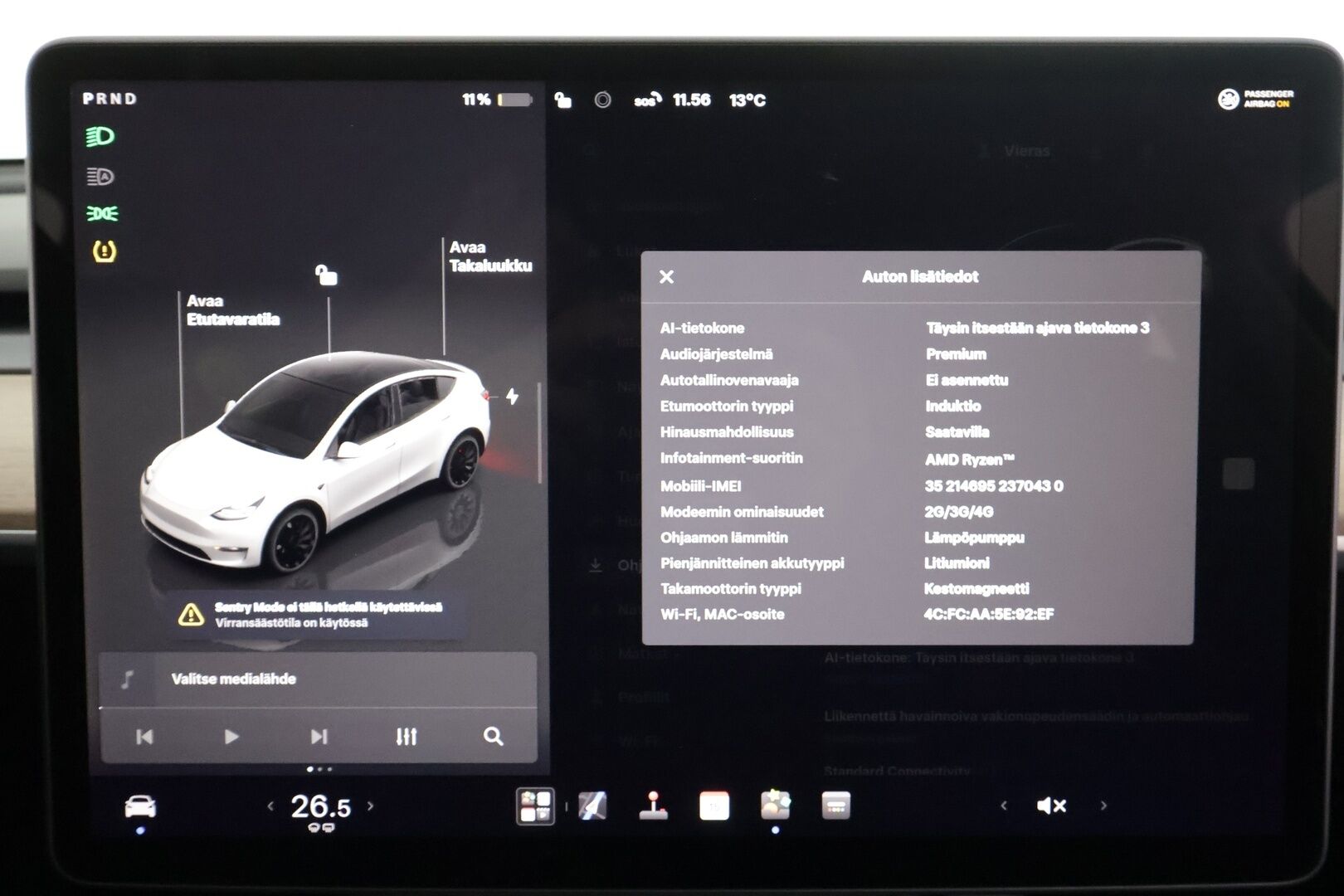 Tesla Model Y 2022 Performance - | ACC | ILP | Koukku | Matrix | Ryzen | Lasikatto | Premium audio | Sähkönahat | Muistipenkki | P.kamera | Autosteer | Keyless | 