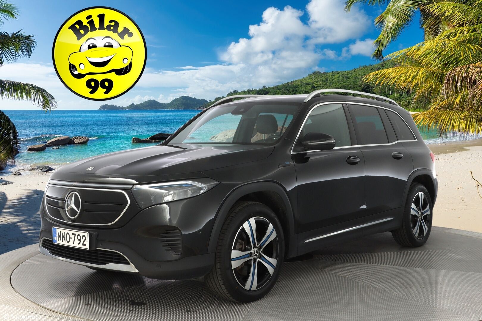MERCEDES-BENZ EQB 2022 300 4MATIC Business 7P * Widescreen / Vakkari / Puolinahat / Kamera / Navi / Katveavustin* - 3,99 % KORKOTARJOUS TÄHÄN AUTOON - Uudet kesärenkaat / Viimeisin huolto 02/2025 / Seuraava katsastus 2026! 