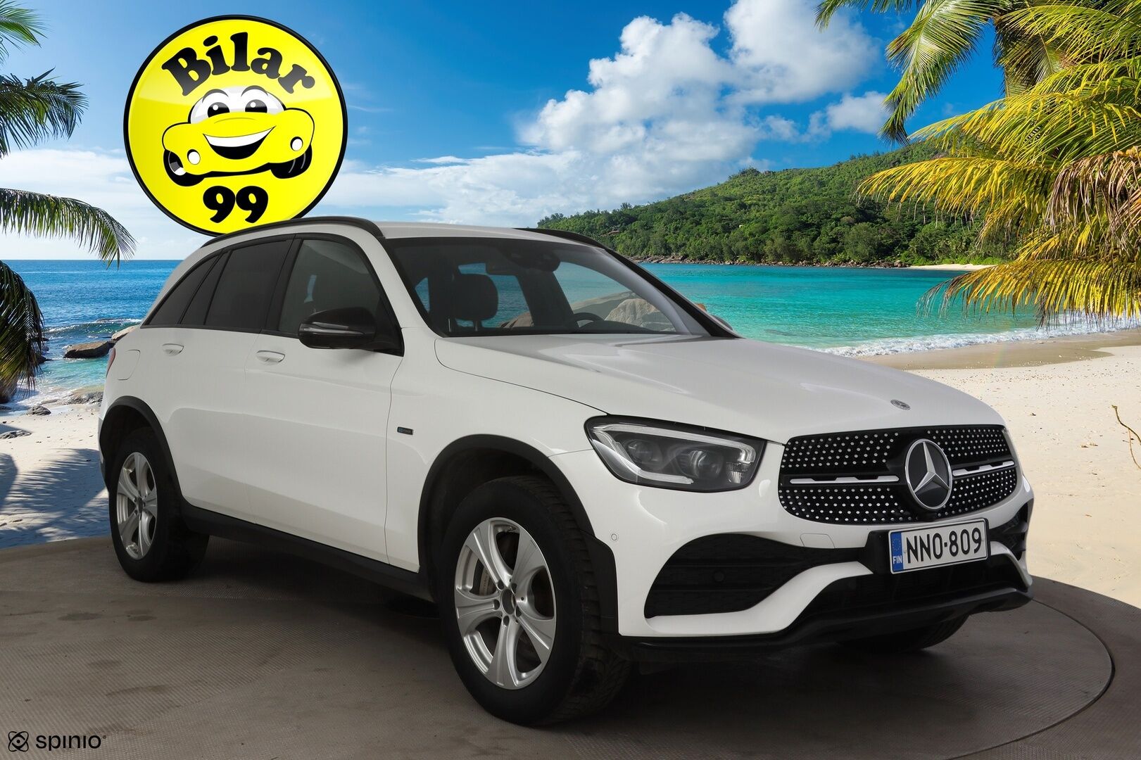 MERCEDES-BENZ GLC 2021 300 e 4MATIC A Business AMG EQ Power - | Hierovat & Ilmastoidut Muistipenkit | Digimittaristo | HUD | 360° | Burmester | Multibeam-LED | KeylessGo | Täyteen Varusteltu | SOH 86,6% | Vetokoukku |