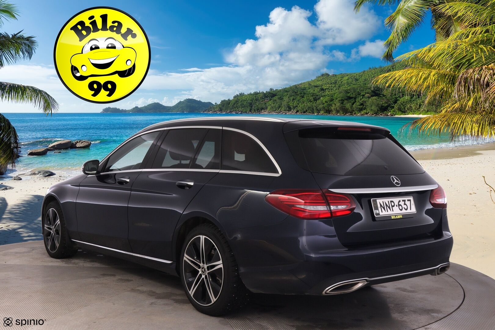 MERCEDES-BENZ C 2020 300 e T Avantgarde EQ Power * DTR+ / Burmester / Multibeam LED / Vetokoukku / Sporttipenkit / Keyless / Navi* - Vetokoukku / Kahdet Mersun vanteet / Hyvä huoltohistoria - HULLUT AVAJAISHULINAT KORKOTARJOUS 3,29 %